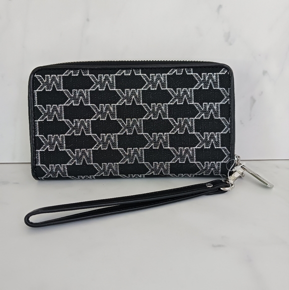 Michael Kors Jet Set Travel Large Flat Wallet, Wristlet & Phone Case - Picture 2 of 6